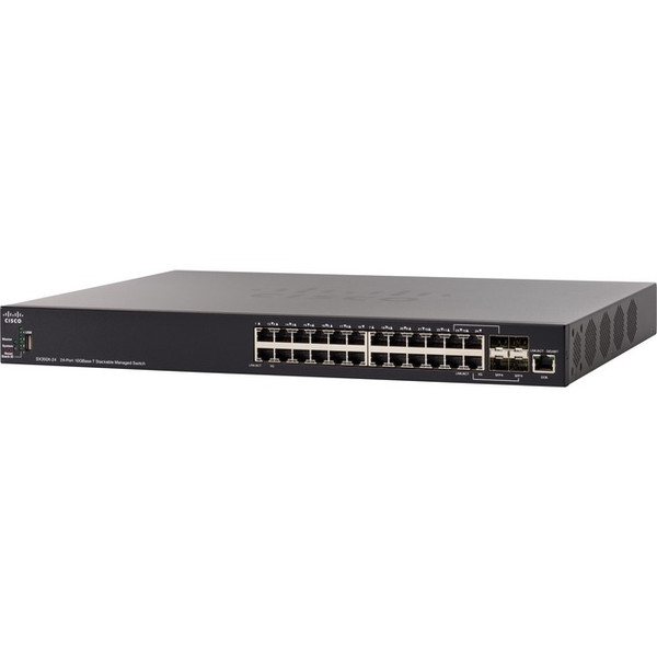 Cisco Sx350X-24 24-Port 10Gbase-T Stackable Managed Switch SX350X24K9NA By Cisco Systems