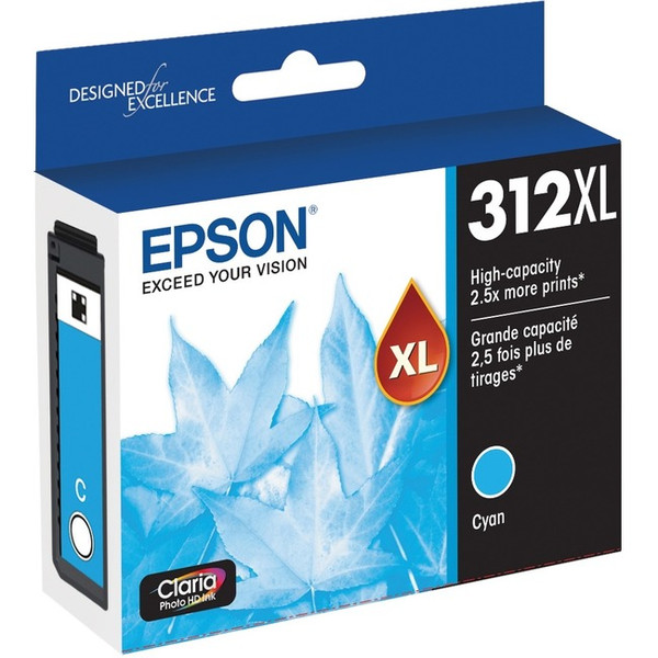 Epson Claria Photo Hd T312Xl Ink Cartridge - Cyan T312XL220S By Epson