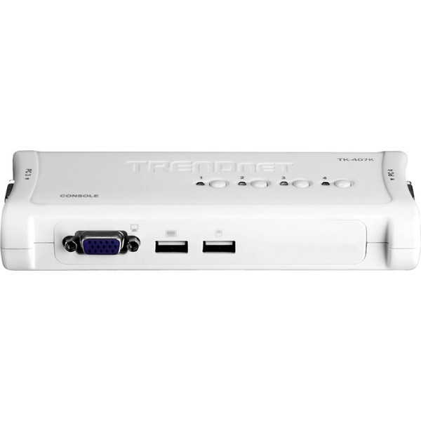 Trendnet Tk-407K 4-Port Usb Kvm Switch TK407K By TRENDnet