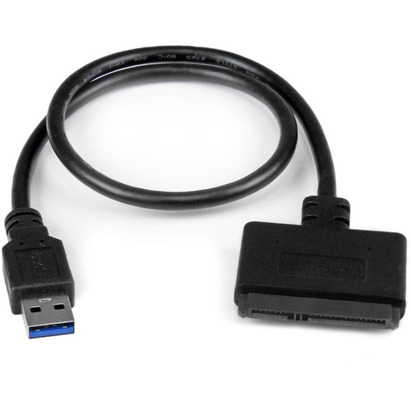 Startech.Com Usb 3.0 To 2.5" Sata Iii Hard Drive Adapter Cable W/ Uasp - Sata To Usb 3.0 Converter For Ssd / Hdd USB3S2SAT3CB By StarTech