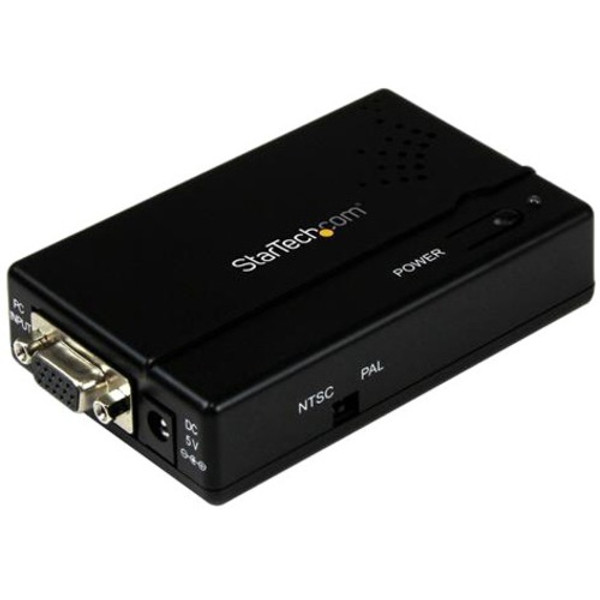 Startech.Com High Resolution Vga To Composite (Rca) Or S-Video Converter - Pc To Tv VGA2VID By StarTech