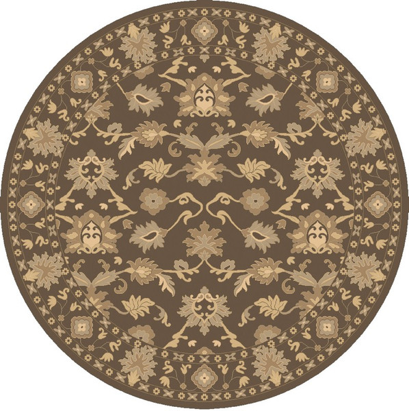 Surya Caesar Hand Tufted Brown Rug CAE-1179 - 9'9" Round