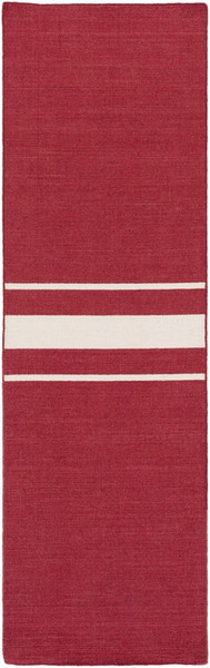 Surya Colton Hand Woven Red Rug COL-6004 - 2'6" x 8'