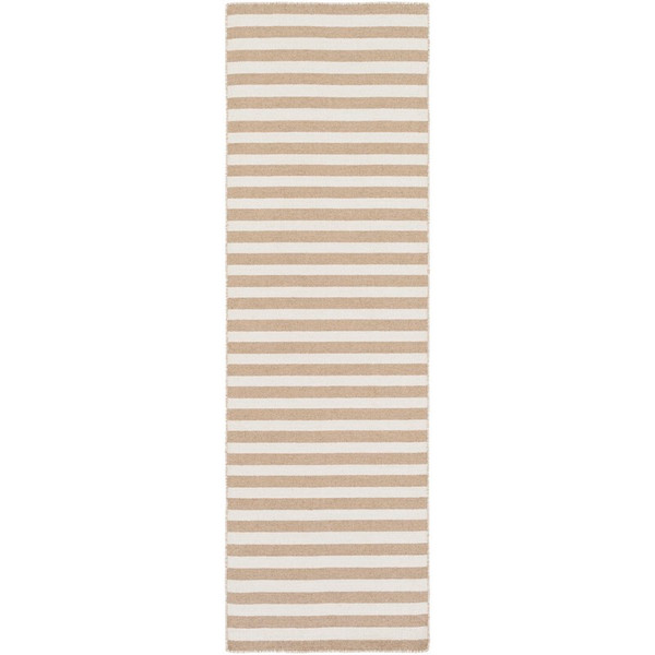 Surya Colton Hand Woven White Rug COL-6007 - 2'6" x 8'