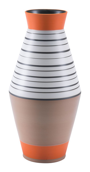 Homeroots 8.1" X 8.1" X 16.7" Multicolor, Ceramic, Large Vase 365063