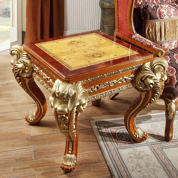 Homey Design Victorian End Table HD-8024-END