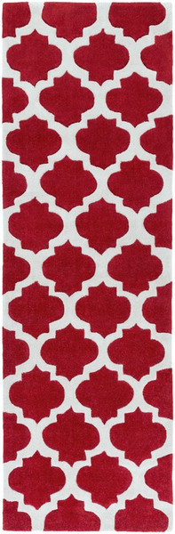 Surya Cosmopolitan Hand Tufted Red Rug COS-9238 - 2'6" x 8'