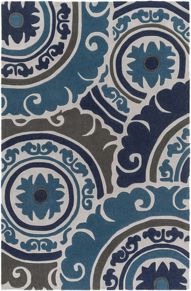 Surya Cosmopolitan Hand Tufted Blue Rug COS-9270 - 5' x 8'