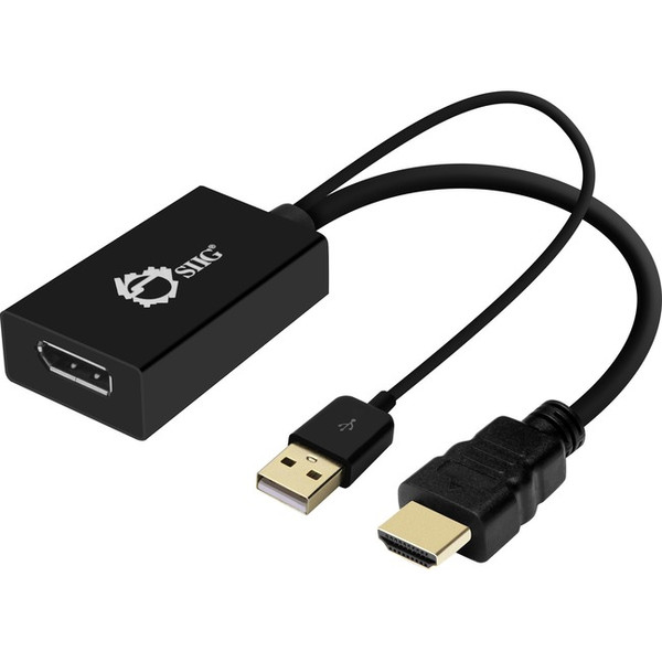 Siig Hdmi To Displayport 4K Ultra Hd Converter CEH22W11S1 By SIIG