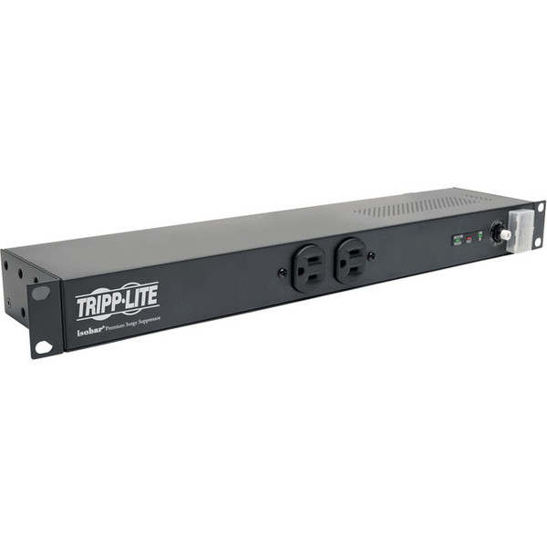 Tripp Lite Isobar Surge Protector Rackmount 20A 12 Outlet 15' Cord 1Urm IBAR1220T By Tripp Lite