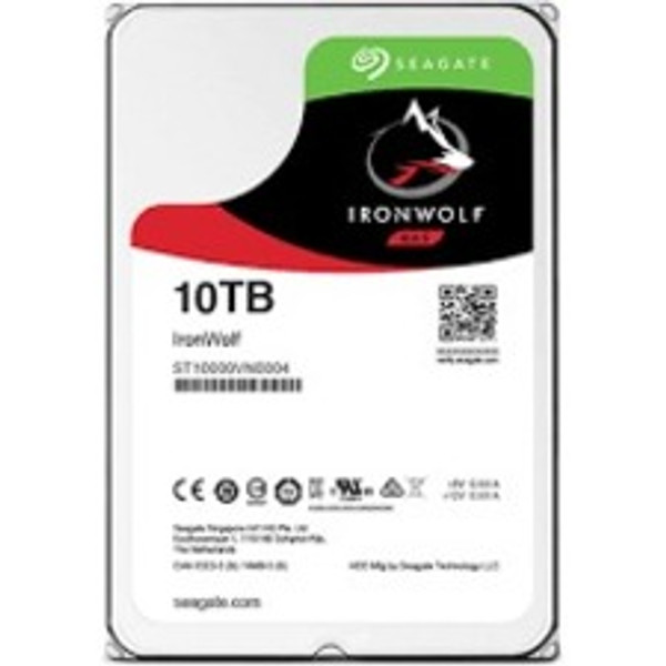 Seagate Ironwolf St10000Vn0008 10 Tb Hard Drive - 3.5" Internal - Sata (Sata/600) ST10000VN0008SP By Seagate Technology