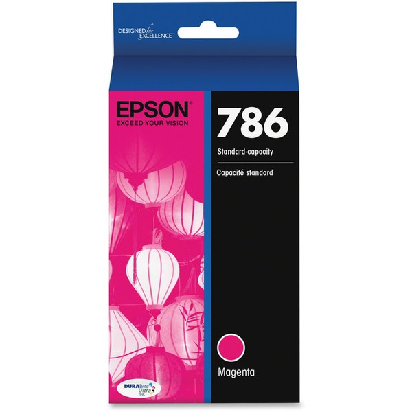 Epson Durabrite Ultra 786 Ink Cartridge - Magenta T786320S By Epson