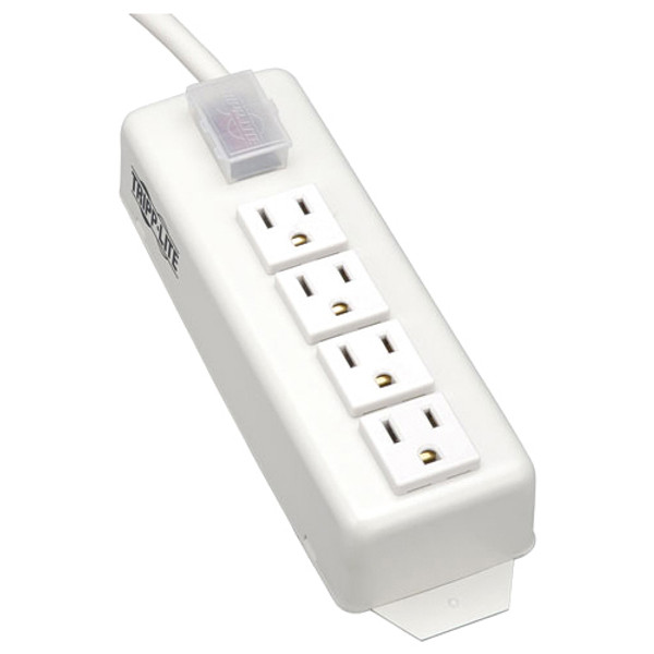 Tripp Lite Power Strip 120V 5-15R 4 Outlet Metal 6' Cord 5-15P TLM406NC By Tripp Lite