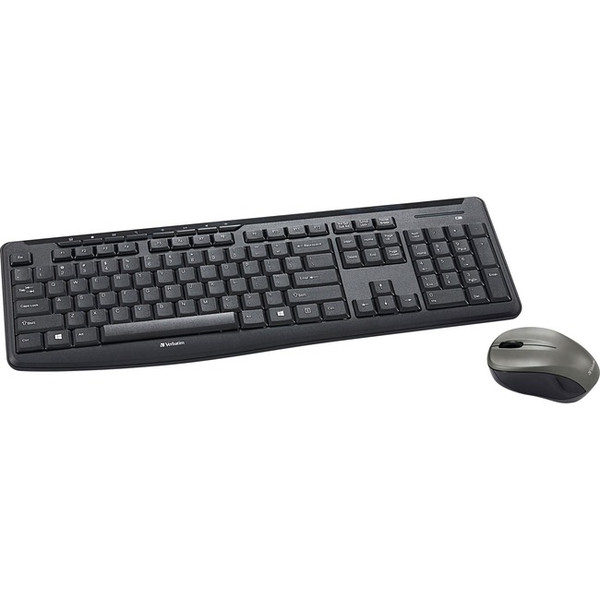 Verbatim Silent Wireless Mouse And Keyboard - Black VER99779 By Verbatim America