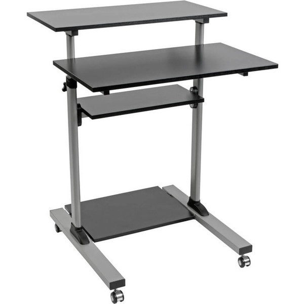 Tripp Lite Rolling Standing Desk/Workstation On Wheels, Height Adjustable, Mobile WWSSRC By Tripp Lite
