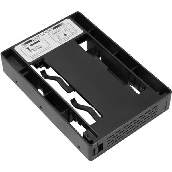 Icy Dock Ezconvert Lite Mb882Sp-1S-3B Drive Bay Adapter For 3.5" Internal - Black MB882SP1S3B By Icy Dock