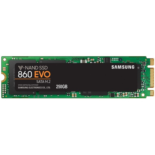 Samsung 860 Evo 250 Gb Solid State Drive - M.2 2280 Internal - Sata (Sata/600) MZN6E250BW By Samsung