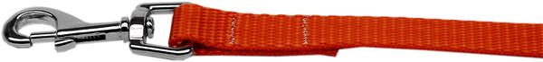 Plain Nylon Pet Leash 1In By 6Ft Orange 124-1 OR1006 By Mirage