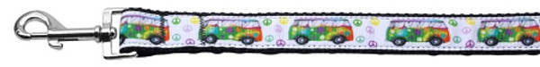 Peace Bus Ribbon Dog Collars 1 Wide 4Ft Leash 125-075 1004 By Mirage