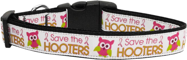 Save The Hooters Nylon Dog Collar Xs 125-145 XS By Mirage