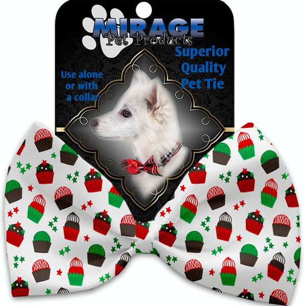 Christmas Cupcakes Pet Bow Tie 1275-BT By Mirage