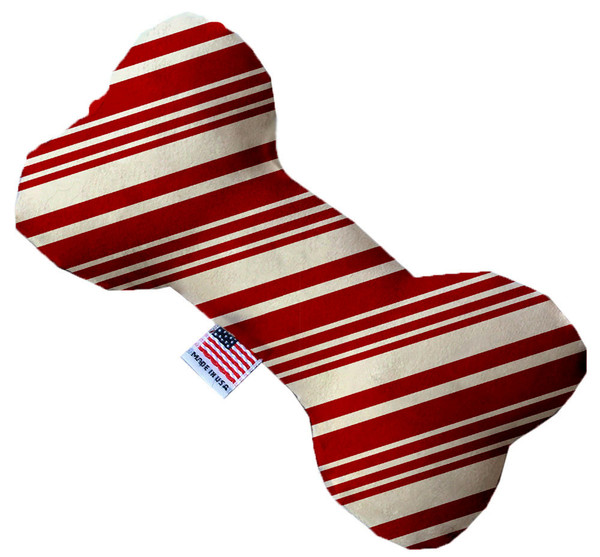 Classic Candy Cane Stripes 10 Inch Bone Dog Toy 1309-TYBN10 By Mirage