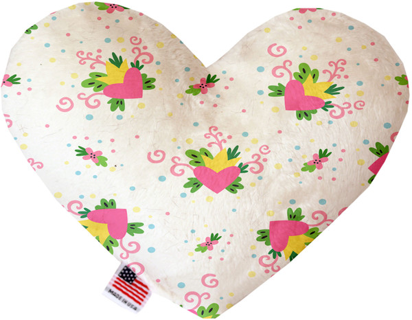 Sweet Love 6 Inch Canvas Heart Dog Toy 1372-CTYHT6 By Mirage