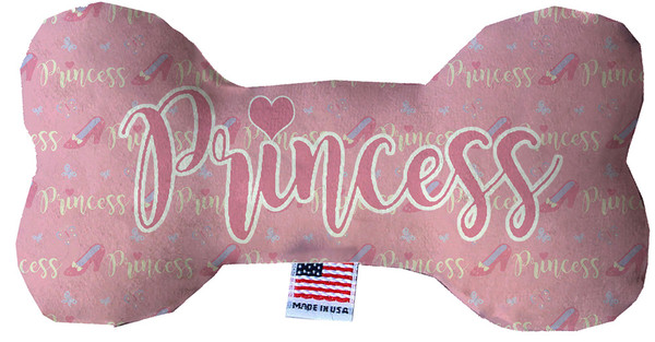Princess Stuffing Free 8 Inch Bone Dog Toy 1392-SFTYBN8 By Mirage