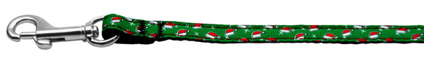 Santa Hat Nylon And Ribbon Collars 3/8'' Wide X 6' Leash 25-04 3806 By Mirage