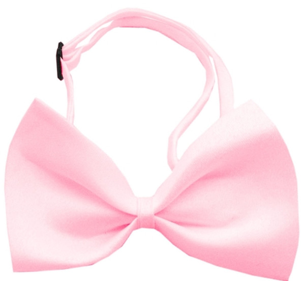 Plain Light Pink Bow Tie 48-24 LPK By Mirage