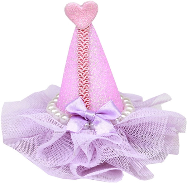 Pretty Party Hat Clip-On Lavender 503-1 LV By Mirage