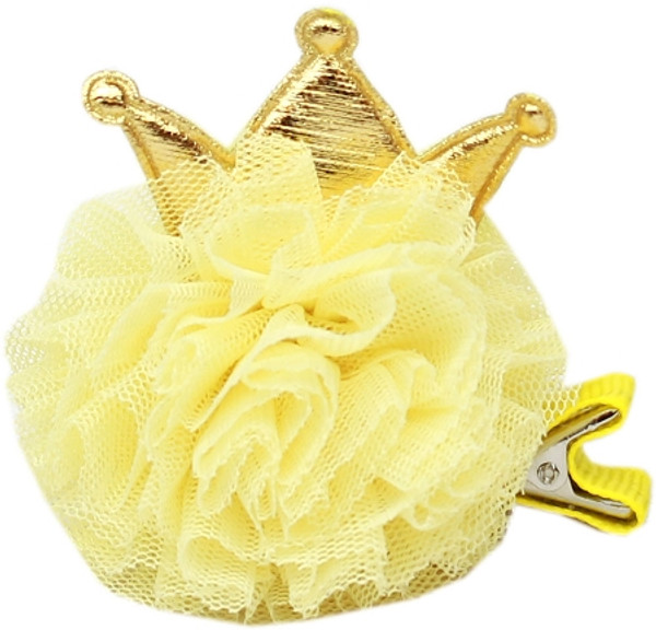 Princess Puff Clip-On Yellow 503-2 YLW By Mirage