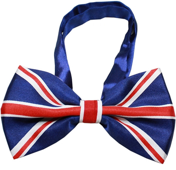 Big Dog Bow Tie British Flag 504-2 UK By Mirage