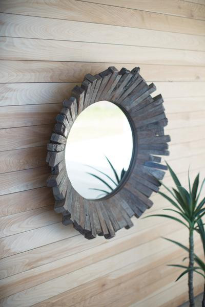 Recycled Wood Mirror NBF2514 By Kalalou