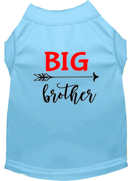 Big Brother Screen Print Dog Shirt Baby Blue Xs 51-216 BBLXS By Mirage