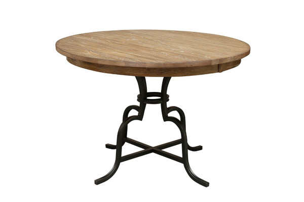 Kincaid The Nook - Brushed Oak 54" Round Counter Height Table With Metal Base 663-54MCP