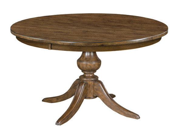 Kincaid The Nook - Hewned Maple 54" Round Dining Table With Wood Base 664-54WP