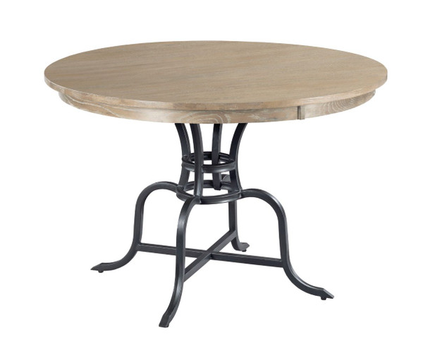 Kincaid The Nook - Heathered Oak 44" Round Dining Table Complete 665-44MP