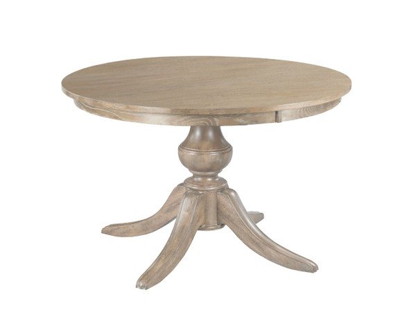 Kincaid The Nook - Heathered Oak 44" Round Dining Table Complete 665-44WP