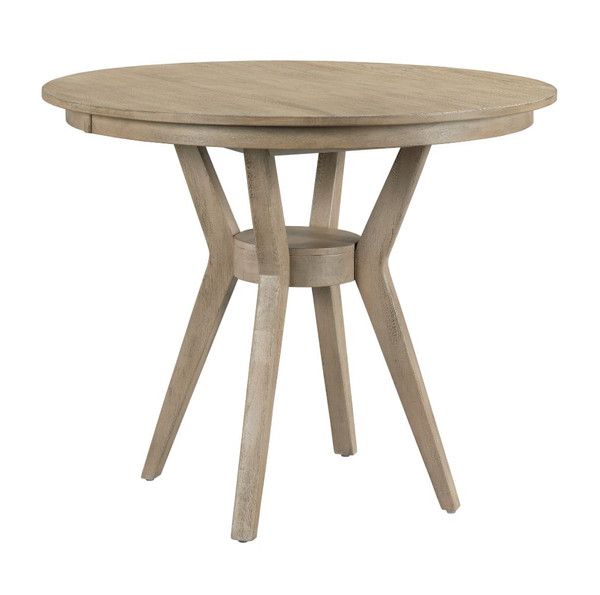 Kincaid The Nook - Heathered Oak 44" Round Dining Table Complete 665-44XP