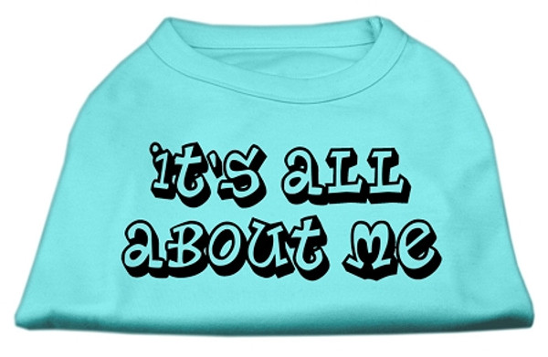 It'S All About Me Screen Print Shirts Aqua Med 51-40 MDAQ By Mirage