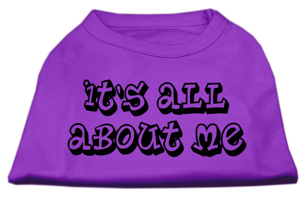 It'S All About Me Screen Print Shirts Purple Med 51-40 MDPR By Mirage
