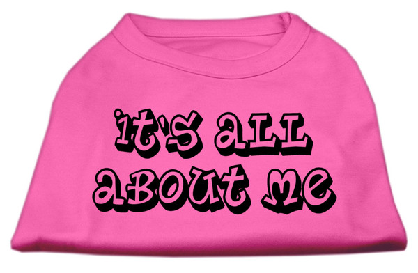 It'S All About Me Screen Print Shirts Bright Pink Sm 51-40 SMBPK By Mirage