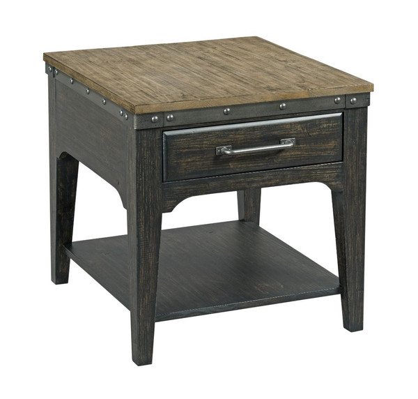 Kincaid Plank Road Artisans Rectangular Drawer End Table 706-915C