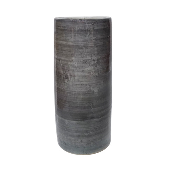 Porcelain Umbrella Vase - Misty Gray 1499-MG By Legend Of Asia