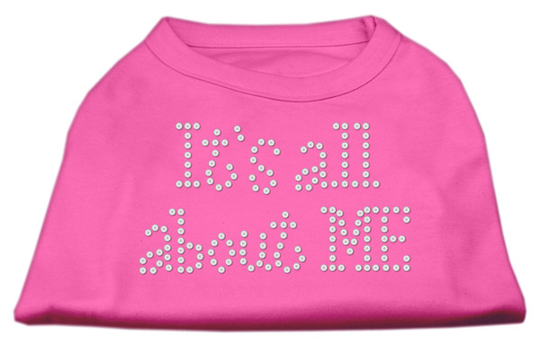 It'S All About Me Rhinestone Shirts Bright Pink Xs 52-03 XSBPK By Mirage