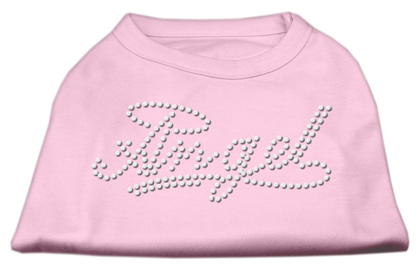 Angel Rhinestud Shirt Light Pink S 52-05 SMLPK By Mirage