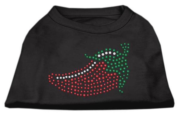 Rhinestone Chili Pepper Shirts Black Xs 52-19 XSBK By Mirage
