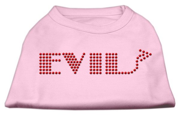 Evil Rhinestone Shirts Light Pink L 52-28 LGLPK By Mirage