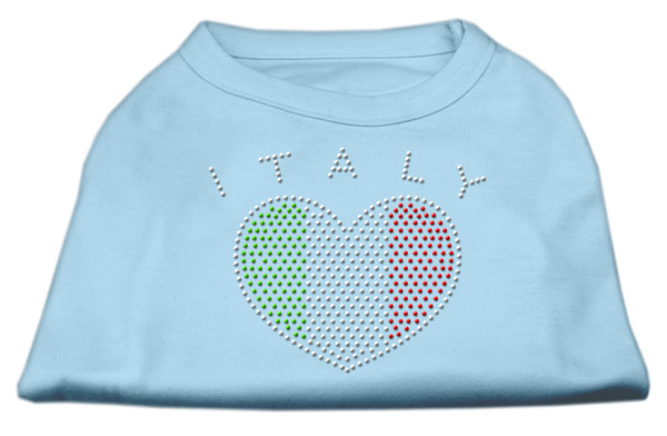 Italy Rhinestone Shirts Baby Blue Xxxl(20) 52-41 XXXLBBL By Mirage